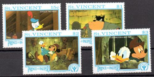 Timbres Disney St. Vincent Nº 1406/09 (**)